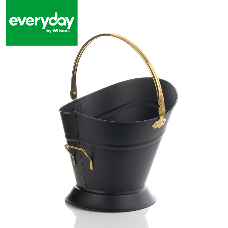 Everyday by Wilsons Waterloo Bucket Black/Brass 16''