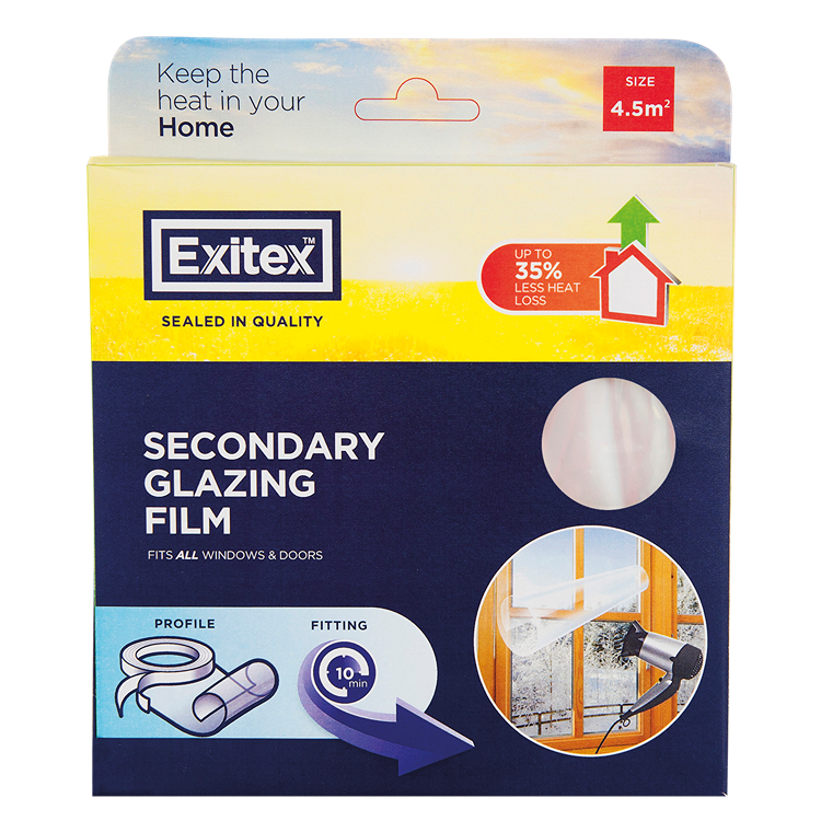 Exitex Clear Glazing Film 4.5m2