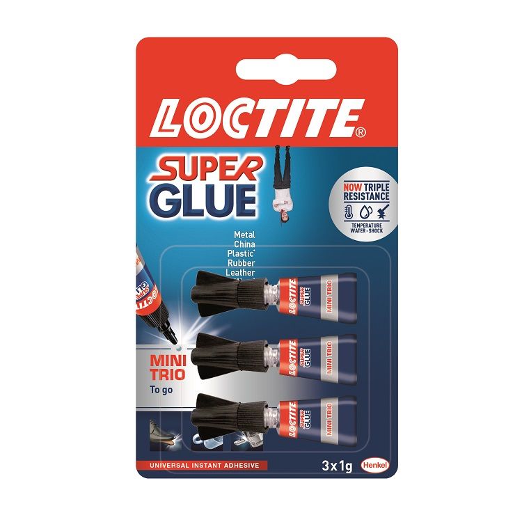 Loctite Super Glue Mini Trio 3 x 1g