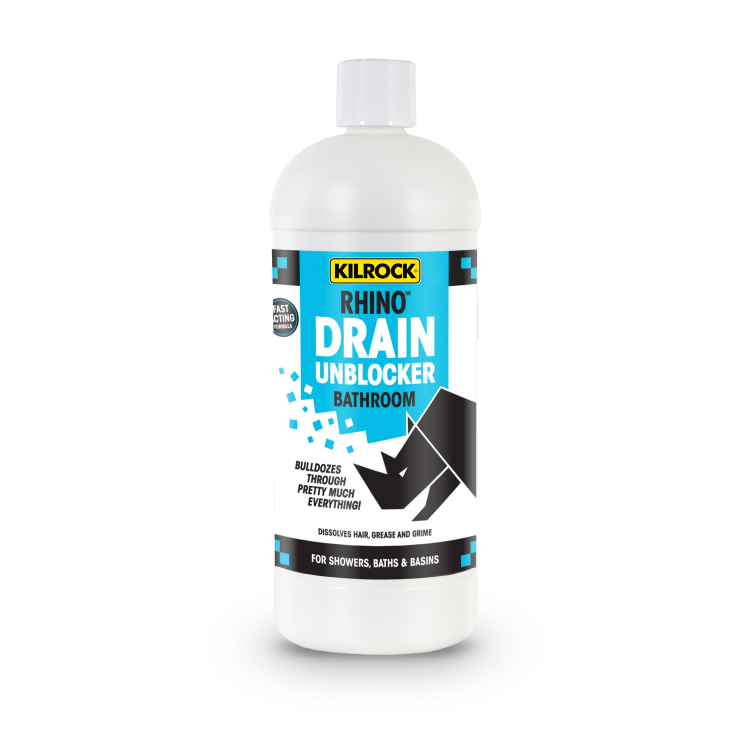 Kilrock Rhino Plughole Unblocker Bathroom 1L
