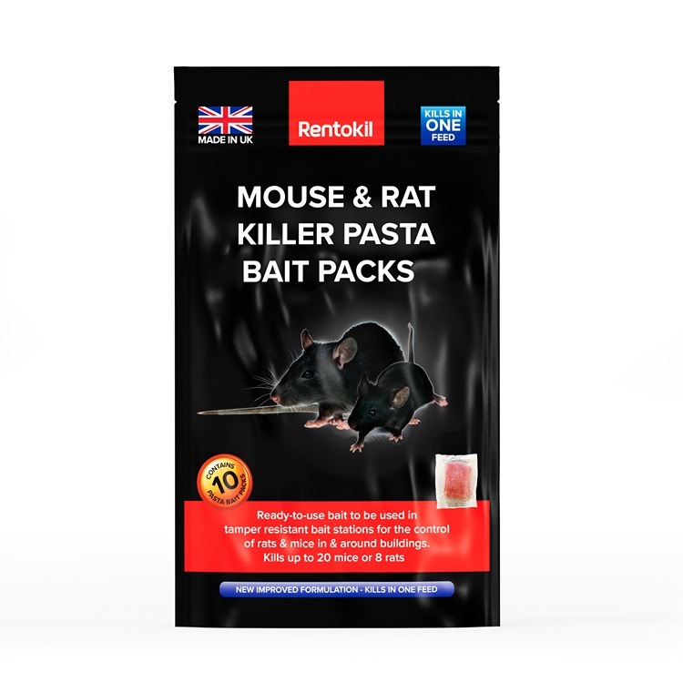Rentokil Mouse & Rat Killer Pasta Bait Packs 10g 10pk