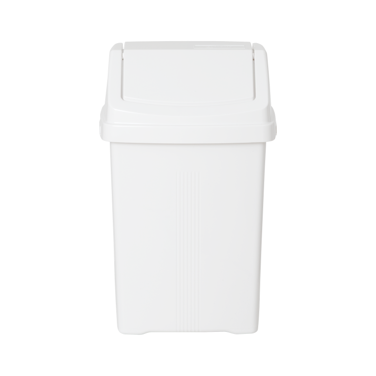 Casa 8L Swing Bin Snow White 