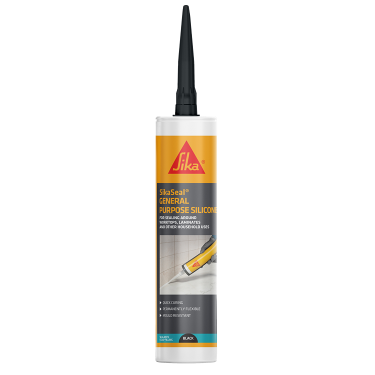 SikaSeal General Purpose Silicone C3 Cartridge Black