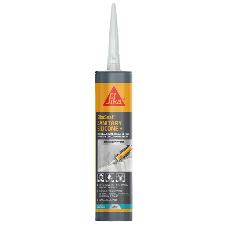 SikaSeal Sanitary Silicone Cartridge Clear