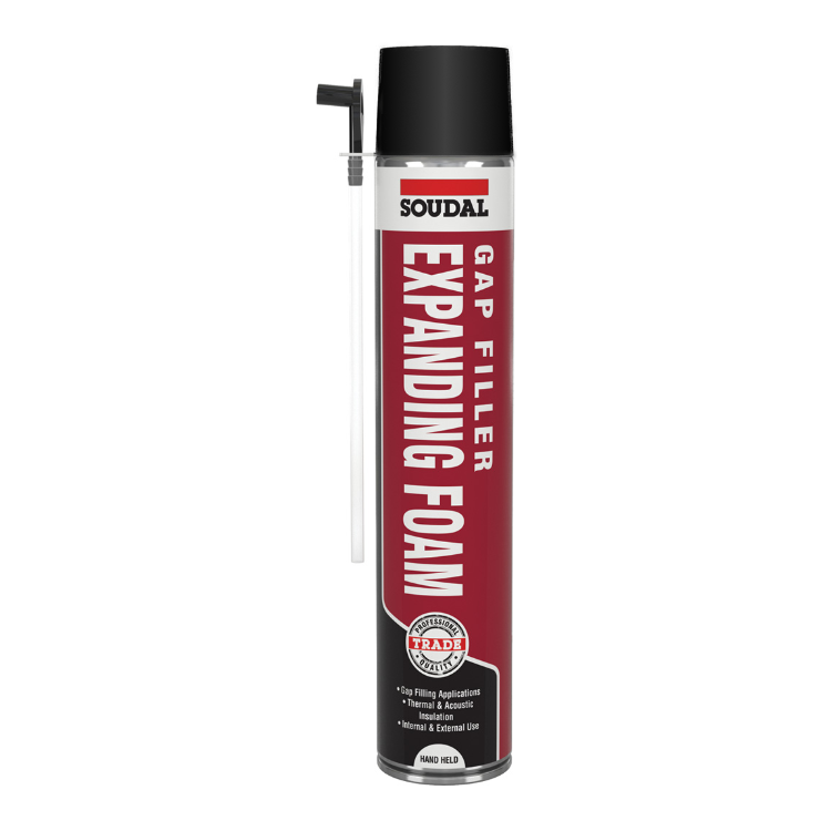 Soudal B3 Gap Filler Hand Held Expanding Foam Champagne 750ml