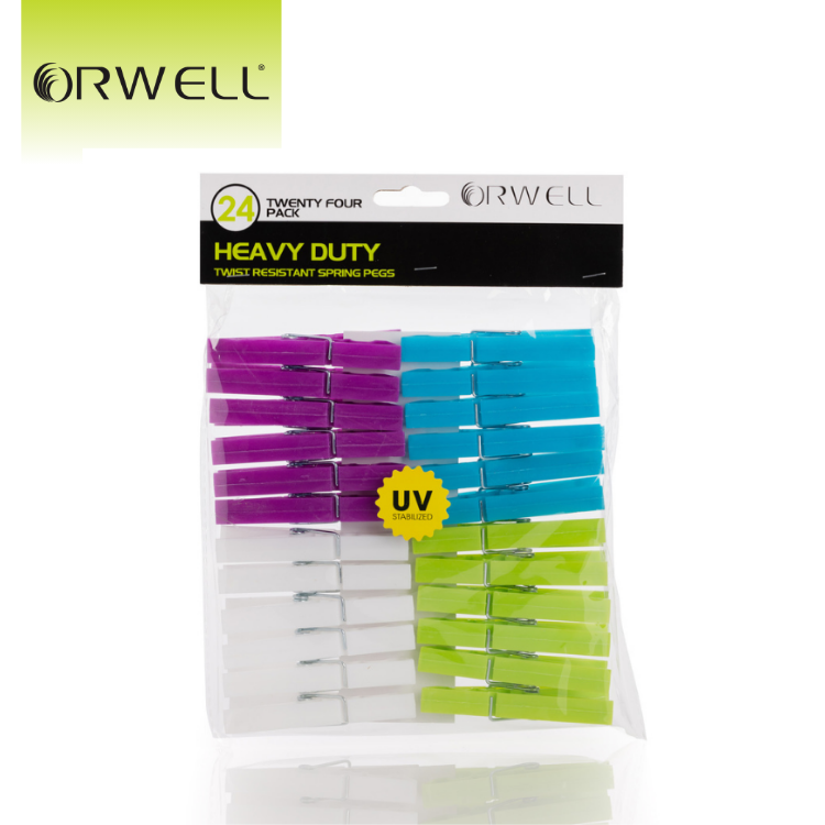 Orwell Heavy Duty Spring Pegs 24pk