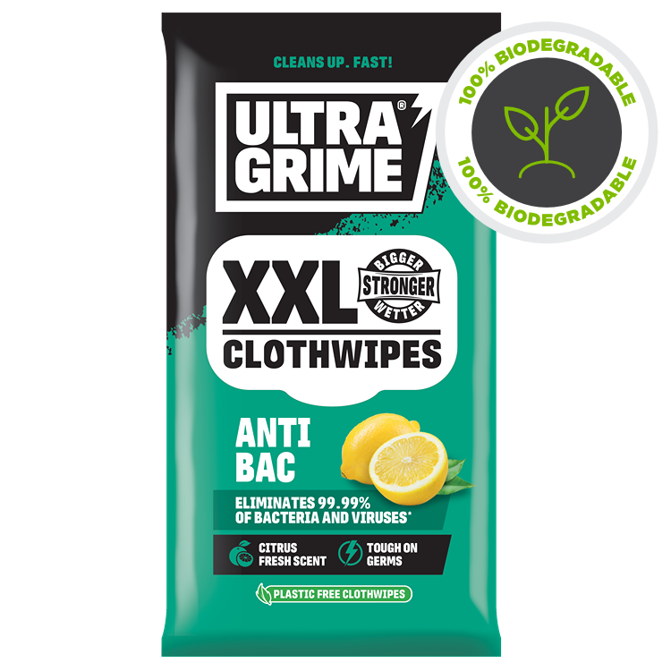 UltraGrime LIFE Anti-Bac Clothwipes 20pk