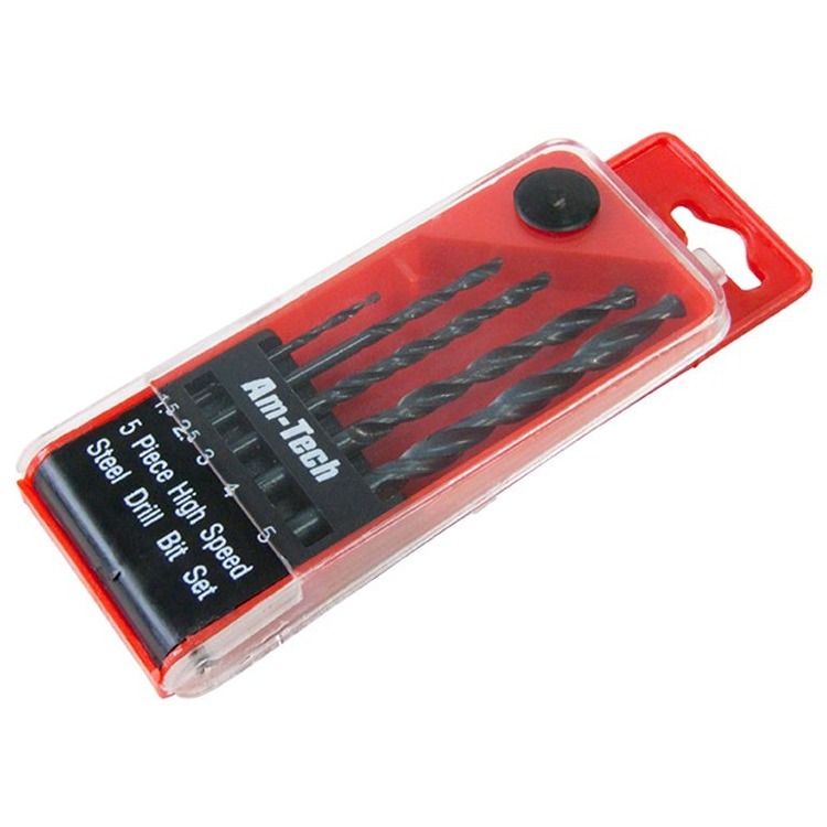 Amtech High Speed Drill Set 5pk