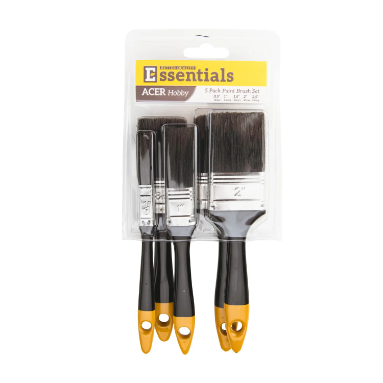 Acer Hobby Paint Brush Set 5pk