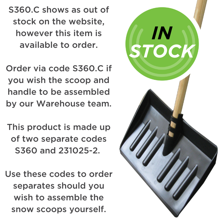 Snow Scoop 14.5'' Paddle & 54'' Handle