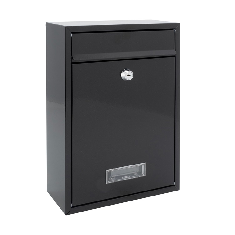 Sterling Style Post Box Black